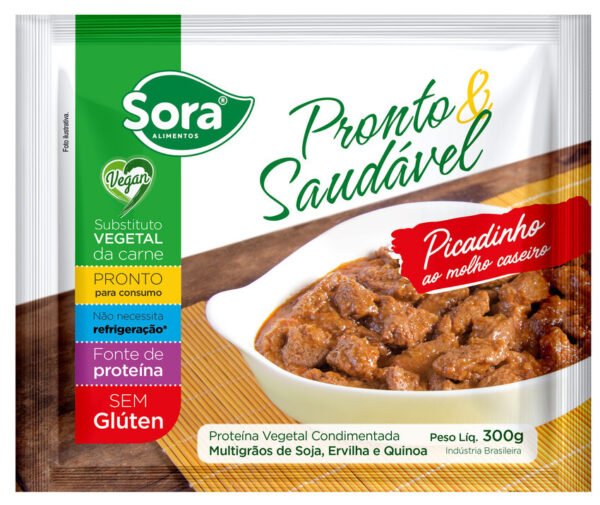Picadinho vegetal sora pronto e saudável 300g