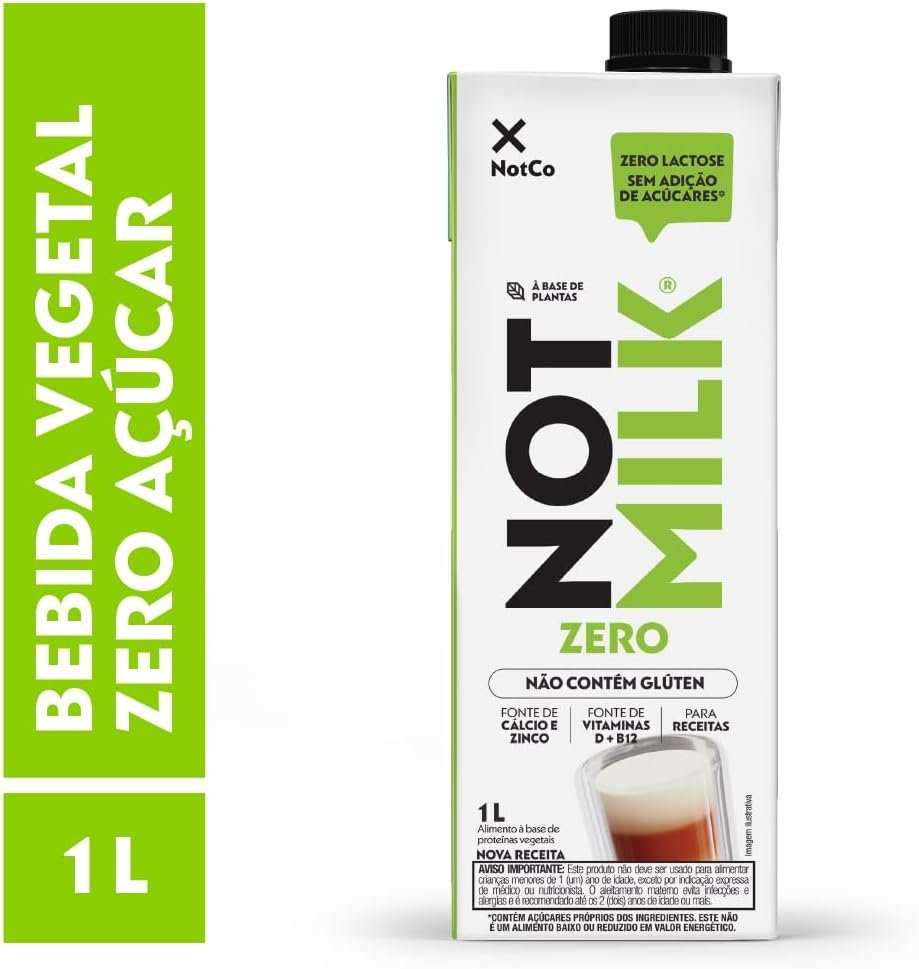 Leite Vegetal Not Milk Original Zero 1 Litro