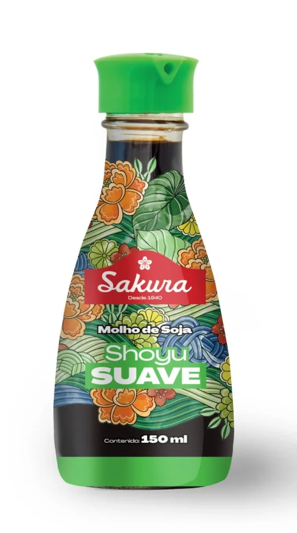MOLHO DE SOJA SHOYU SUAVE SAKURA 150ML