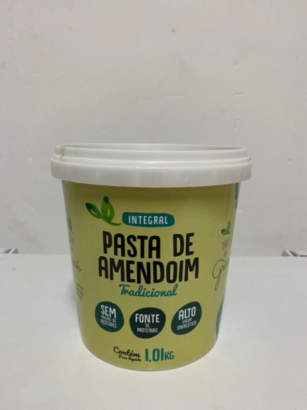 PASTA DE AMENDOIM TRADICIONAL TERRA DOS GRÃOS POTE 1KG