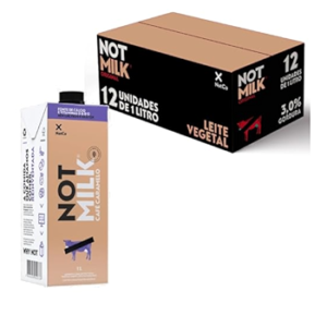 VALIDADE   12x Leite Vegetal Café Caramelo NotMilk