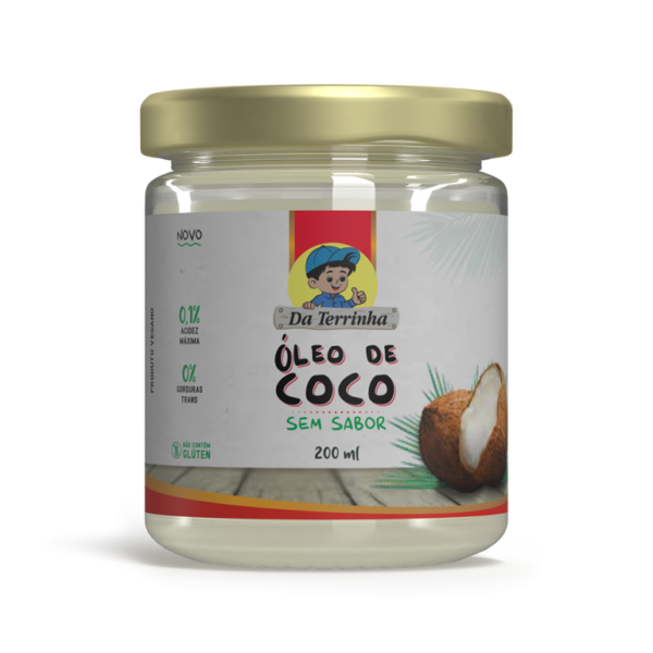 Óleo de coco SEM SABOR Da Terrinha- 200ml