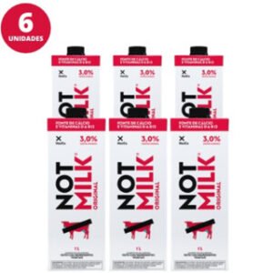 Kit 6x Leite Vegetal NOT MILK Integral 1 Litro