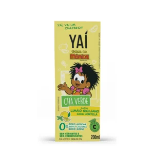 Chá Verde Yaí Turma da Mônica Limão Siciliano com Hortelã - 200ml