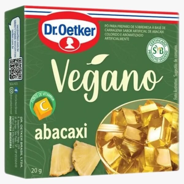 Gelatina Vegana Sabor Abacaxi