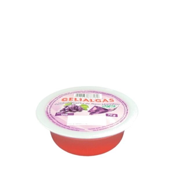 kit GELATINA DE ALGAS SABOR LIMÃO - UVA - MORANGO - ABACAXI - LARANJA - 70G GELIALGAS - Image 2