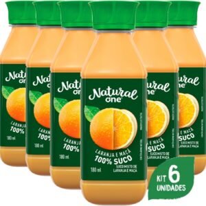 Suco Natural One Laranja e Maçã Ambiente 180ml (6 Unidades)
