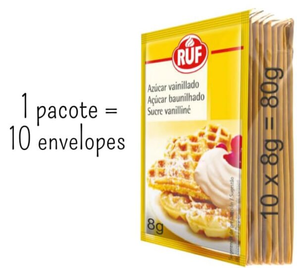 Açúcar Baunilhado Ruf 80g