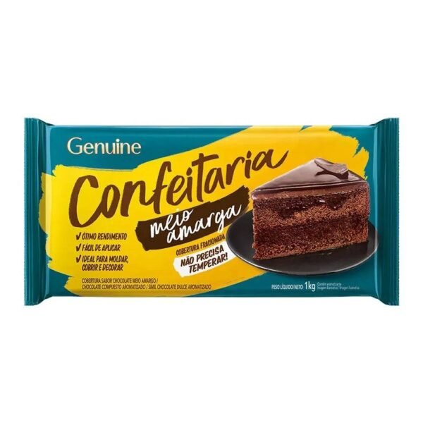 Genuine Confeitaria Fracionada Meio Amargo