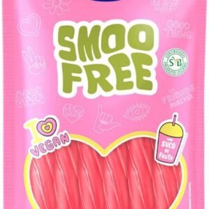 Bala Smoofree Tubes Morango Doce 80g - Fini