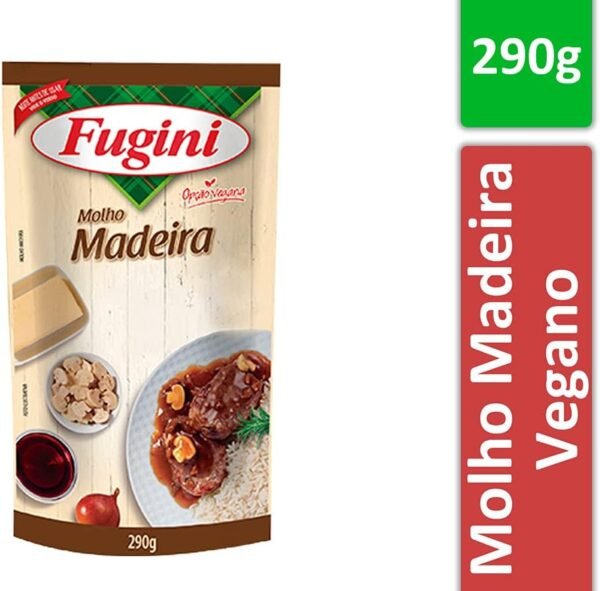 Molho Madeira Vegano Fugini 290g