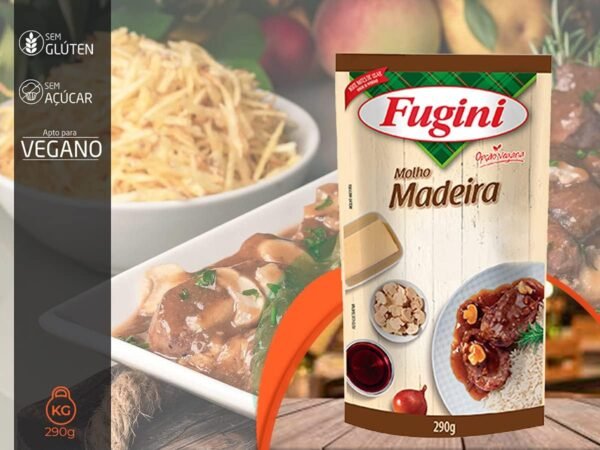 Molho Madeira Vegano Fugini 290g - Image 2