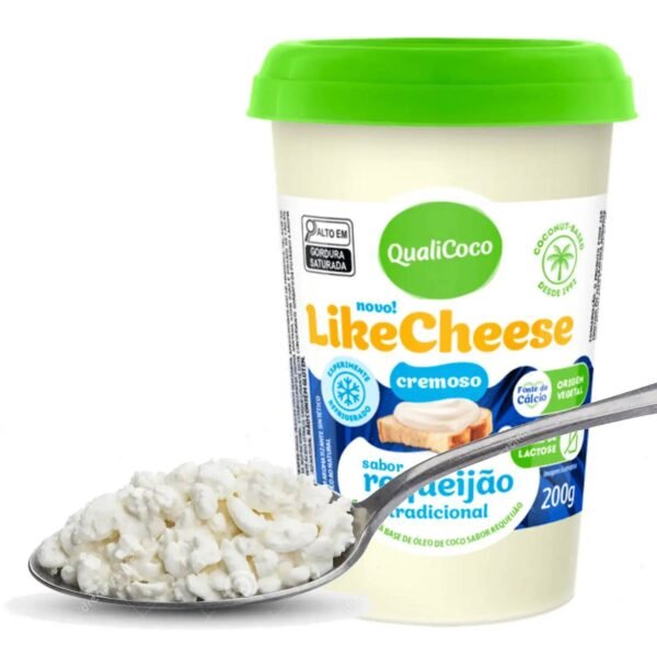 LIKECHEESE Sabor Requeijão Tradicional 200g - Qualicoco - Image 2
