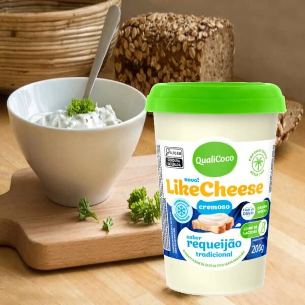 LIKECHEESE Sabor Requeijão Tradicional 200g - Qualicoco - Image 3