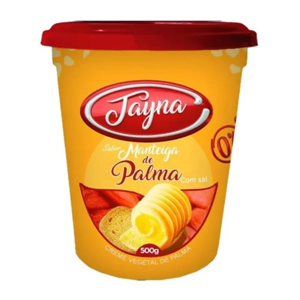Manteiga Tayna Com Sal de Creme Vegetal de Palma - Tayna 200g