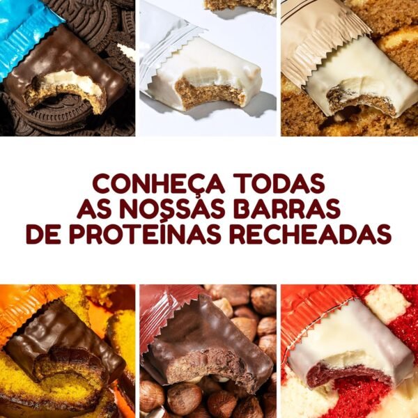 Barra de Proteína Vegan Red Velvet - Vegana, Sem Glúten, Sem Adição de Açúcar, Sem OGM - 13g - Image 4