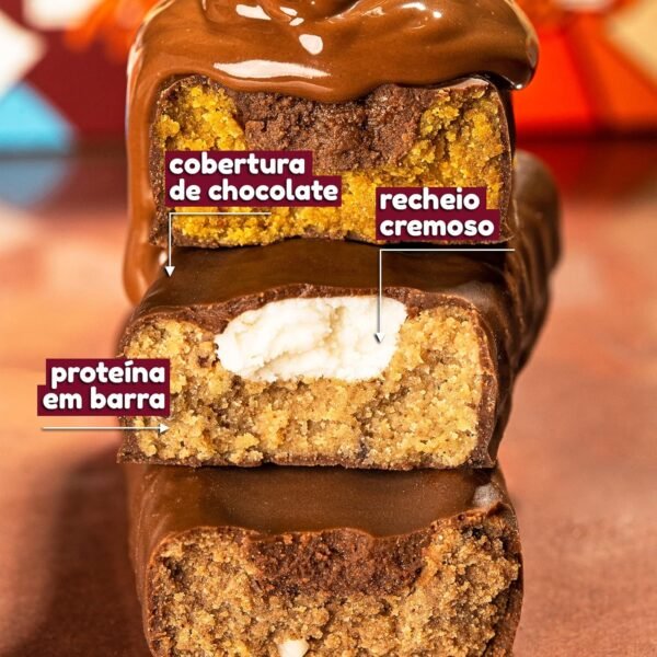 Barra de Proteína Vegan - Bolo de Cenoura - Vegana, Sem Glúten, Sem Adição de Açúcar, Sem OGM - 12g (Copiar) - Image 6