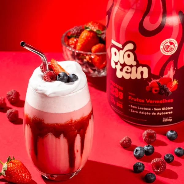 Proteina Frutas Vermelhas Jhamal - 504g - Image 3