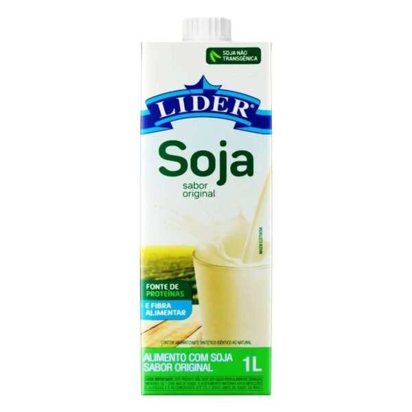Bebida - Leite de Soja Lider Sabor Original 1 Litro