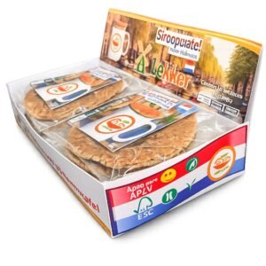 Stroopwafels Waffer Sem Lactose 350g New Flavor